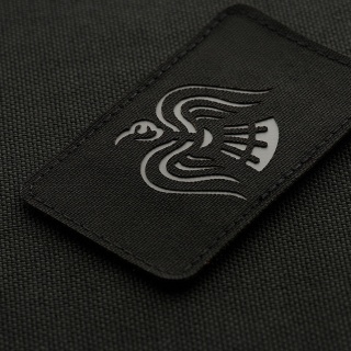 M-TAC Naszywka na rzep Sztandar Wrona Laser Cut Black/Grey