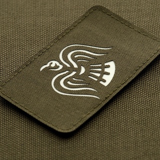 M-TAC Naszywka na rzep Sztandar Wrona Laser Cut Ranger Green GID
