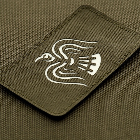 M-TAC Naszywka na rzep Sztandar Wrona Laser Cut Ranger Green GID