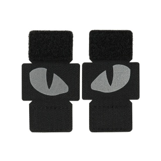 M-TAC Naszywka na rzep Tiger Eyes Laser Cut PAIR Reflective Black