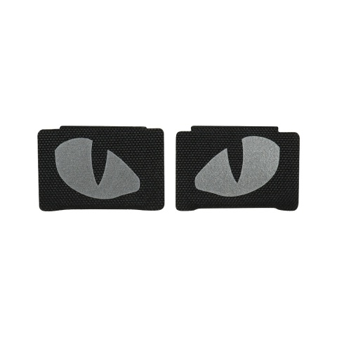 M-TAC Naszywka na rzep Tiger Eyes Laser Cut PAIR Reflective Black