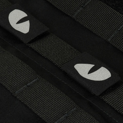 M-TAC Naszywka na rzep Tiger Eyes Laser Cut PAIR Reflective Black