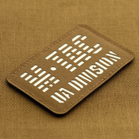 M-TAC Naszywka na rzep UA Division Laser Cut Coyote GID