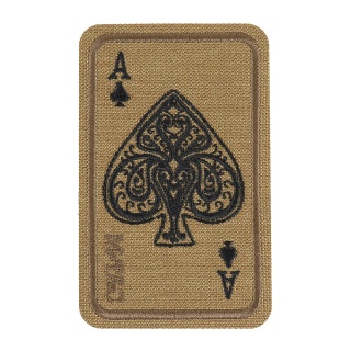 M-TAC Naszywka na rzep Ace Of Spades Haftowana Coyote