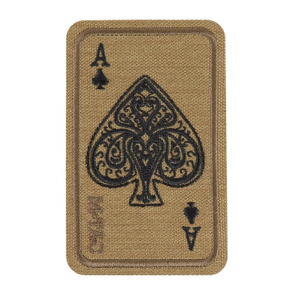 M-TAC Naszywka na rzep Ace Of Spades Haftowana Coyote