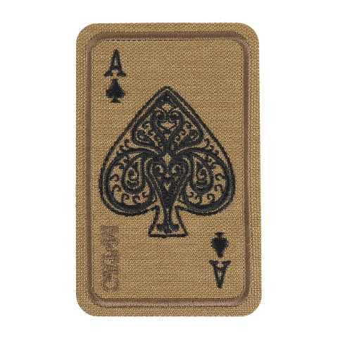 M-TAC Naszywka na rzep Ace Of Spades Haftowana Coyote