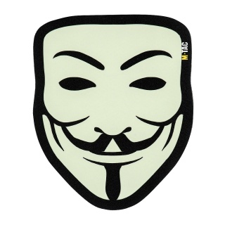 M-TAC Naszywka na rzep Anonymous Black GID