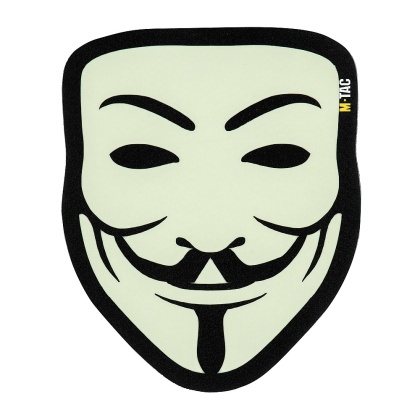 M-TAC Naszywka na rzep Anonymous Black GID