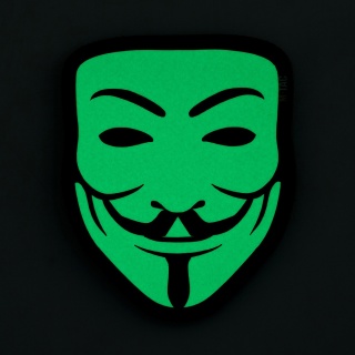 M-TAC Naszywka na rzep Anonymous Black GID