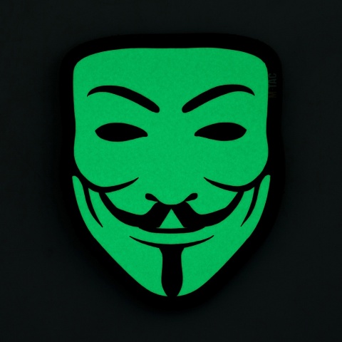 M-TAC Naszywka na rzep Anonymous Black GID