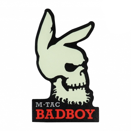 M-TAC Naszywka na rzep Bad Boy Black GID