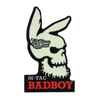 M-TAC Naszywka na rzep Bad Boy Tattoo Black GID