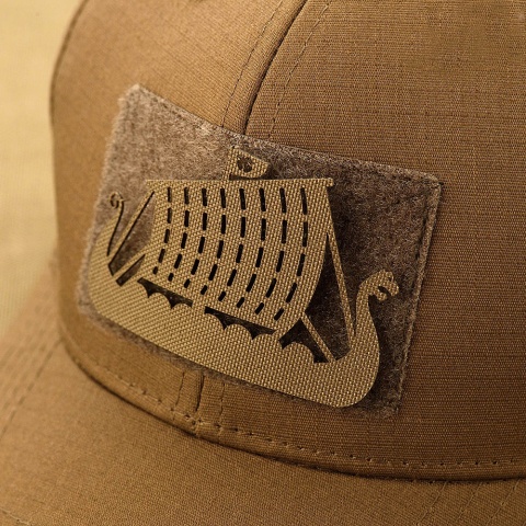 M-TAC Naszywka na rzep Drakkar Laser Cut Coyote