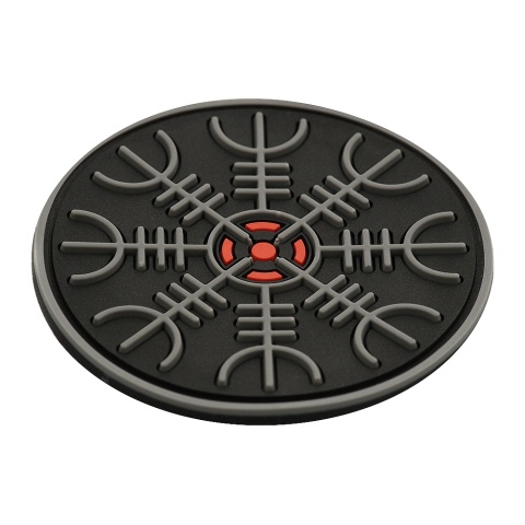 M-TAC Naszywka na rzep Hełm Grozy PVC Black Grey