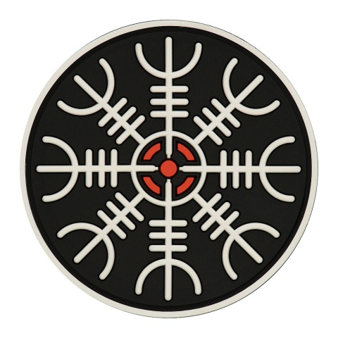 M-TAC Naszywka na rzep Hełm Grozy PVC Black White