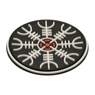 M-TAC Naszywka na rzep Hełm Grozy PVC Black White