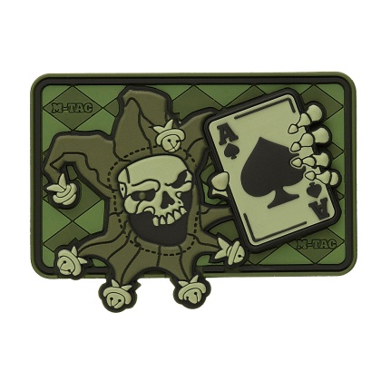 M-TAC Naszywka na rzep Joker 3D PVC Olive