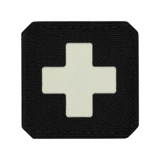 M-TAC Naszywka na rzep Medic Cross Laser Cut Black GID