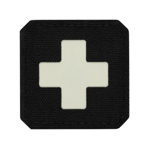 M-TAC Naszywka na rzep Medic Cross Laser Cut Black GID