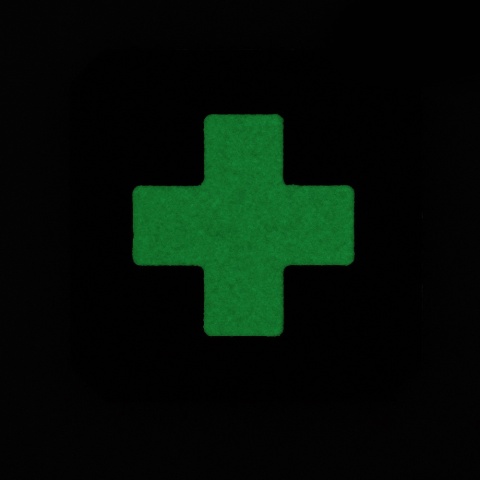 M-TAC Naszywka na rzep Medic Cross Laser Cut Black GID