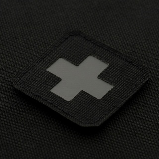 M-TAC Naszywka na rzep Medic Cross Laser Cut Black Grey