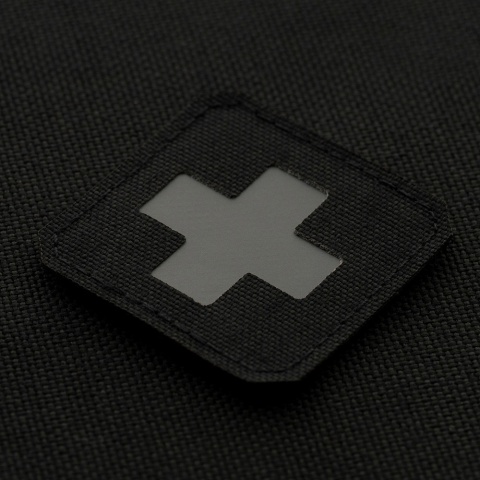 M-TAC Naszywka na rzep Medic Cross Laser Cut Black Grey