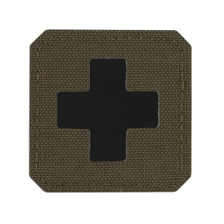 M-TAC Naszywka na rzep Medic Cross Laser Cut Ranger Green Black