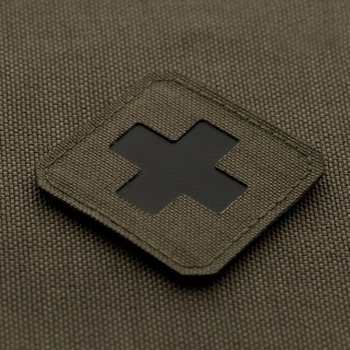 M-TAC Naszywka na rzep Medic Cross Laser Cut Ranger Green Black