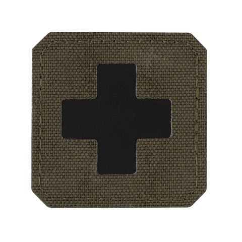 M-TAC Naszywka na rzep Medic Cross Laser Cut Ranger Green Black