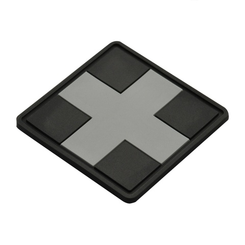 M-TAC Naszywka na rzep Medic Cross Square PVC Black Grey