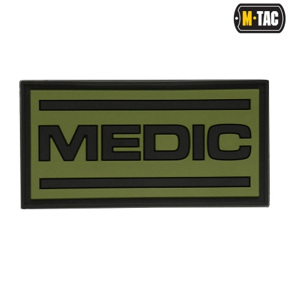 M-TAC Naszywka na rzep Medic PVC Black Olive