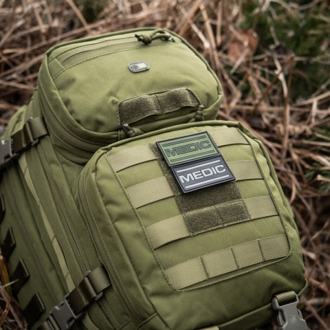 M-TAC Naszywka na rzep Medic PVC Black Olive