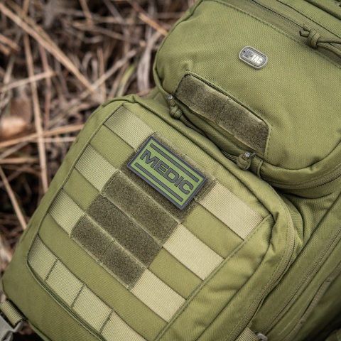 M-TAC Naszywka na rzep Medic PVC Black Olive