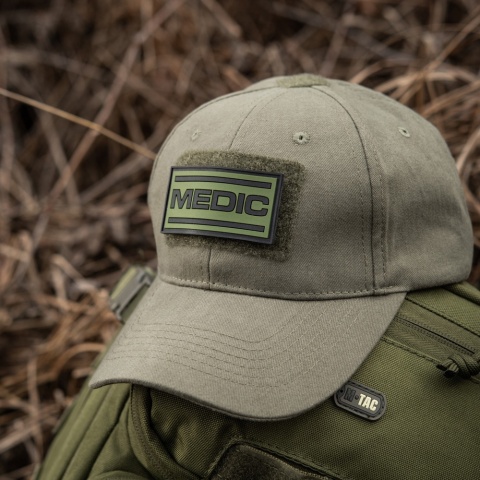 M-TAC Naszywka na rzep Medic PVC Black Olive
