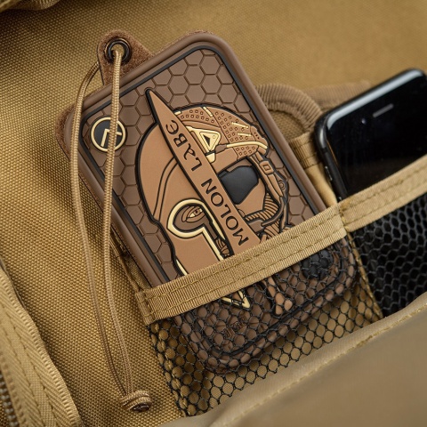 M-TAC Naszywka na rzep Morale Patch Molon Labe Ace 3D PVC Coyote