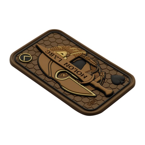 M-TAC Naszywka na rzep Morale Patch Molon Labe Ace 3D PVC Coyote