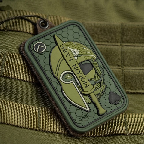 M-TAC Naszywka na rzep Morale Patch Molon Labe Ace 3D PVC Olive