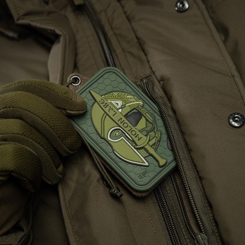 M-TAC Naszywka na rzep Morale Patch Molon Labe Ace 3D PVC Olive