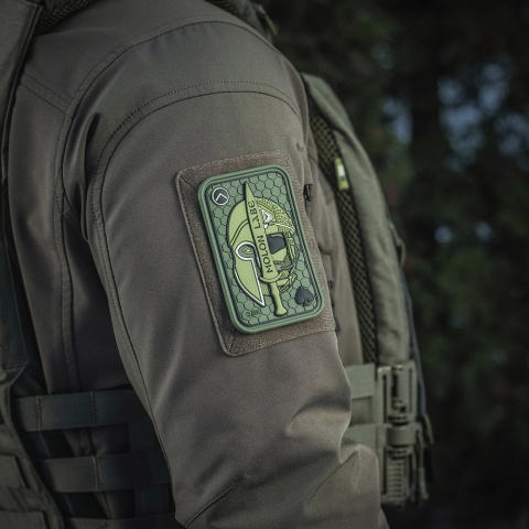 M-TAC Naszywka na rzep Morale Patch Molon Labe Ace 3D PVC Olive