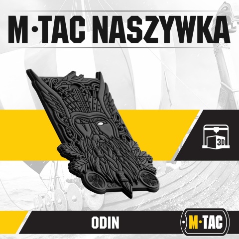 M-TAC Naszywka na rzep Odin 3D PVC Dark Grey