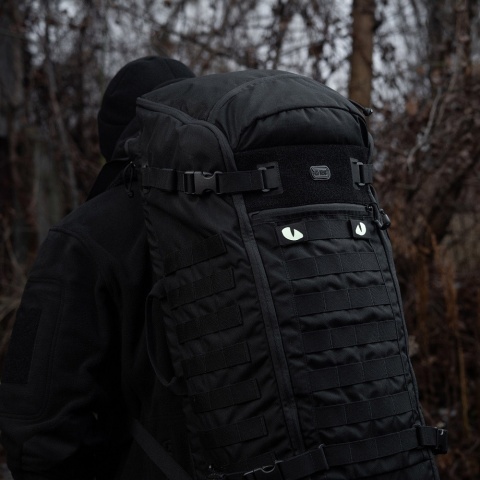 M-TAC Naszywka na rzep Tiger Eyes Laser Cut PAIR Black