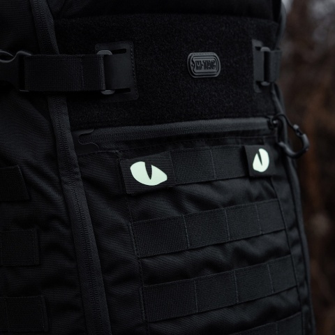 M-TAC Naszywka na rzep Tiger Eyes Laser Cut PAIR Black