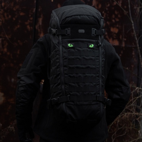 M-TAC Naszywka na rzep Tiger Eyes Laser Cut PAIR Black