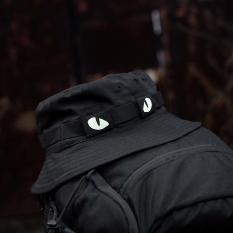 M-TAC Naszywka na rzep Tiger Eyes Laser Cut PAIR Black