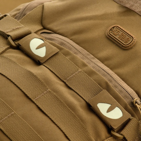 M-TAC Naszywka na rzep Tiger Eyes Laser Cut PAIR Coyote
