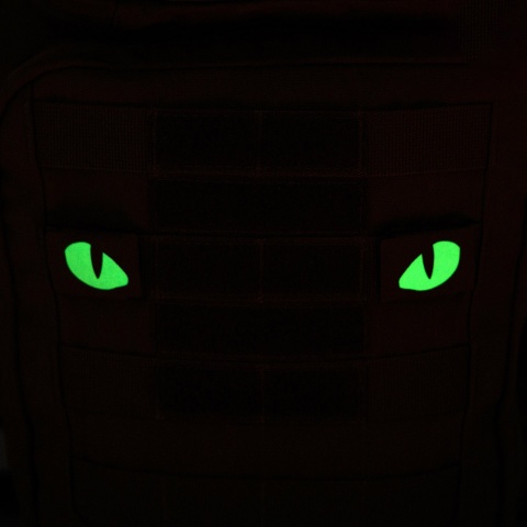 M-TAC Naszywka na rzep Tiger Eyes Laser Cut PAIR Coyote
