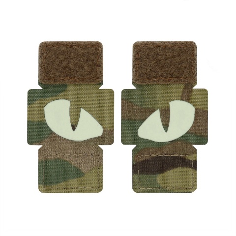 M-TAC Naszywka na rzep Tiger Eyes Laser Cut PAIR MultiCam