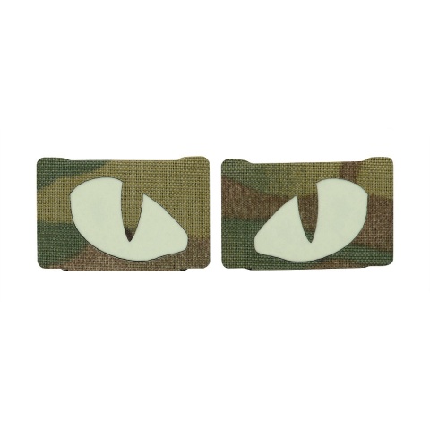 M-TAC Naszywka na rzep Tiger Eyes Laser Cut PAIR MultiCam