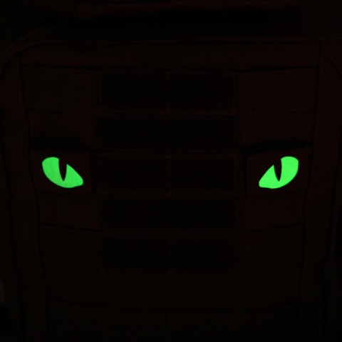 M-TAC Naszywka na rzep Tiger Eyes Laser Cut PAIR Ranger Green