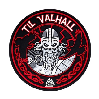 M-TAC Naszywka na rzep Til Valhall PVC Black Red